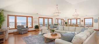 9 BR OCEAN/BEACHFRONT HOME w/ HEATEDPOOL & 2 HOTTUBS IN OBX!