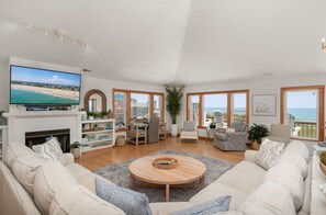 Smart TV, table football, books