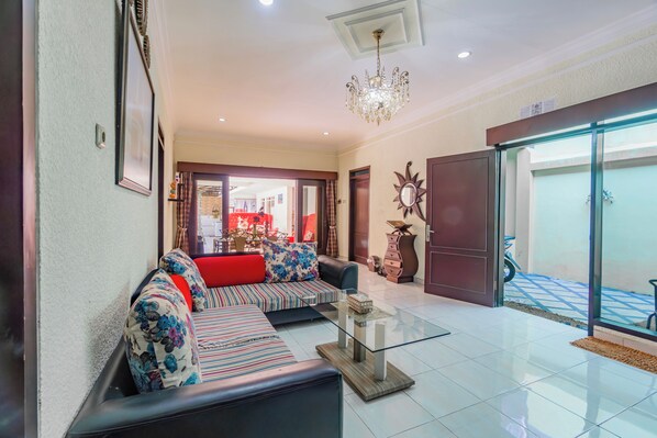 Sala de estar en el lobby