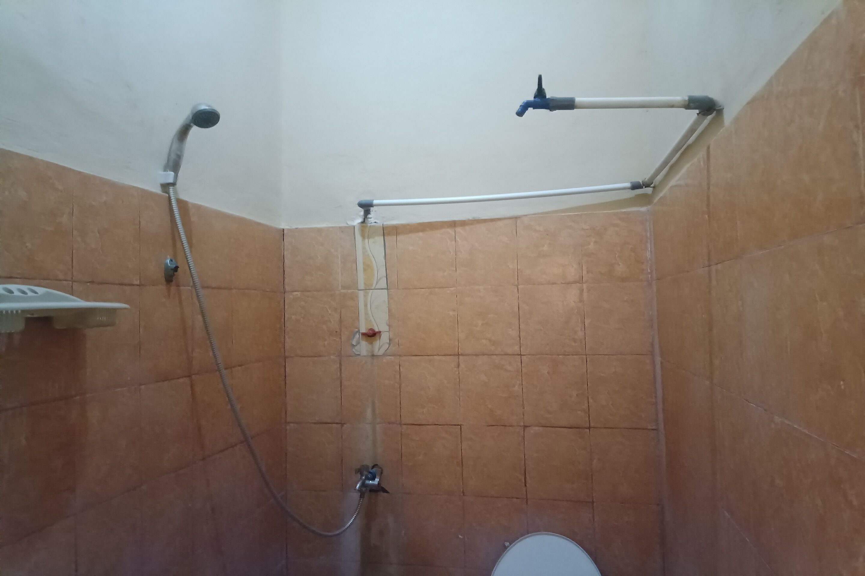 Ducha, toallas, jabón