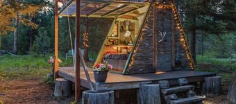 Transforming, Pet-friendly A-frame Cabin + Hot Tub near Missoula, Montana