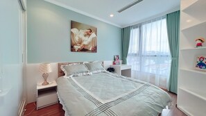 2 quartos, roupas de cama premium, escrivaninha, Wi-Fi de cortesia