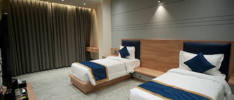 1 habitación y ropa de cama de alta calidad