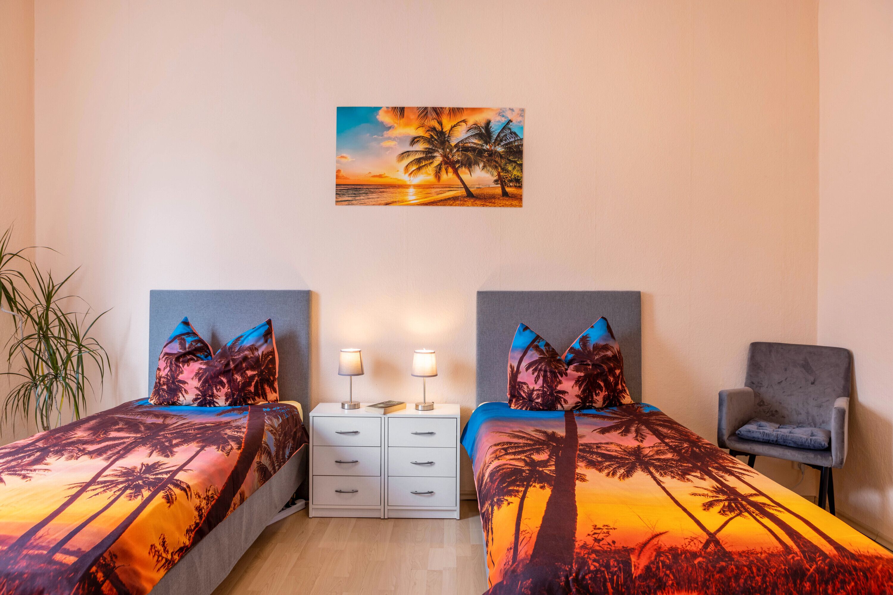 2 bedrooms, iron/ironing board, free WiFi, bed sheets