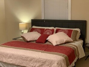 4 bedrooms, iron/ironing board, travel crib, free WiFi