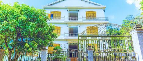 Majoituspaikan julkisivu