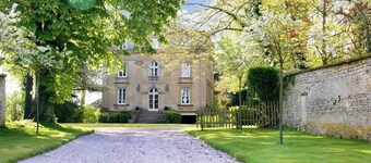 Beautiful mansion in a large wood park
