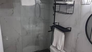 Towels, soap, toilet paper