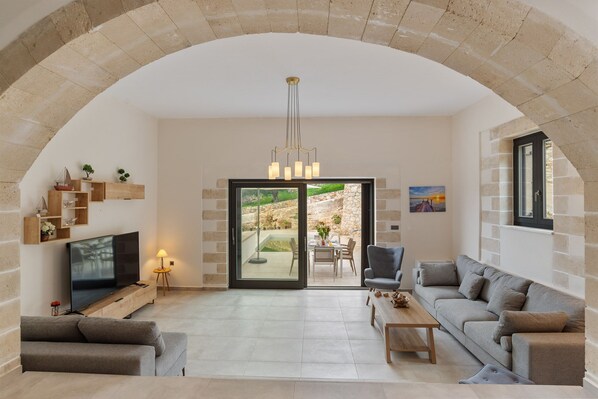 Smart TV - Brand new Villa Volakas BY APOKORONAS VILLAS (Gavalochori)