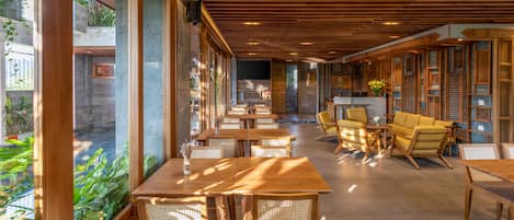 Sala de estar en el lobby