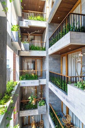 Façade de l’hébergement