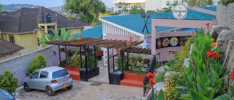 Fassade der Unterkunft