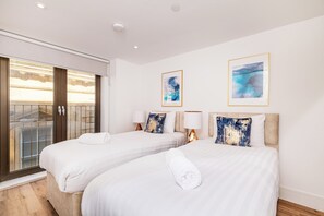 Desk, laptop workspace, blackout drapes, iron/ironing board - The Penthouse Collection by EPIC (Liverpool)