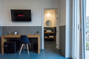 华丽套房, 城市景观 | 1 多间卧室、高档床上用品、羽绒被、加厚床垫