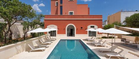 Piscina a l'aire lliure de temporada