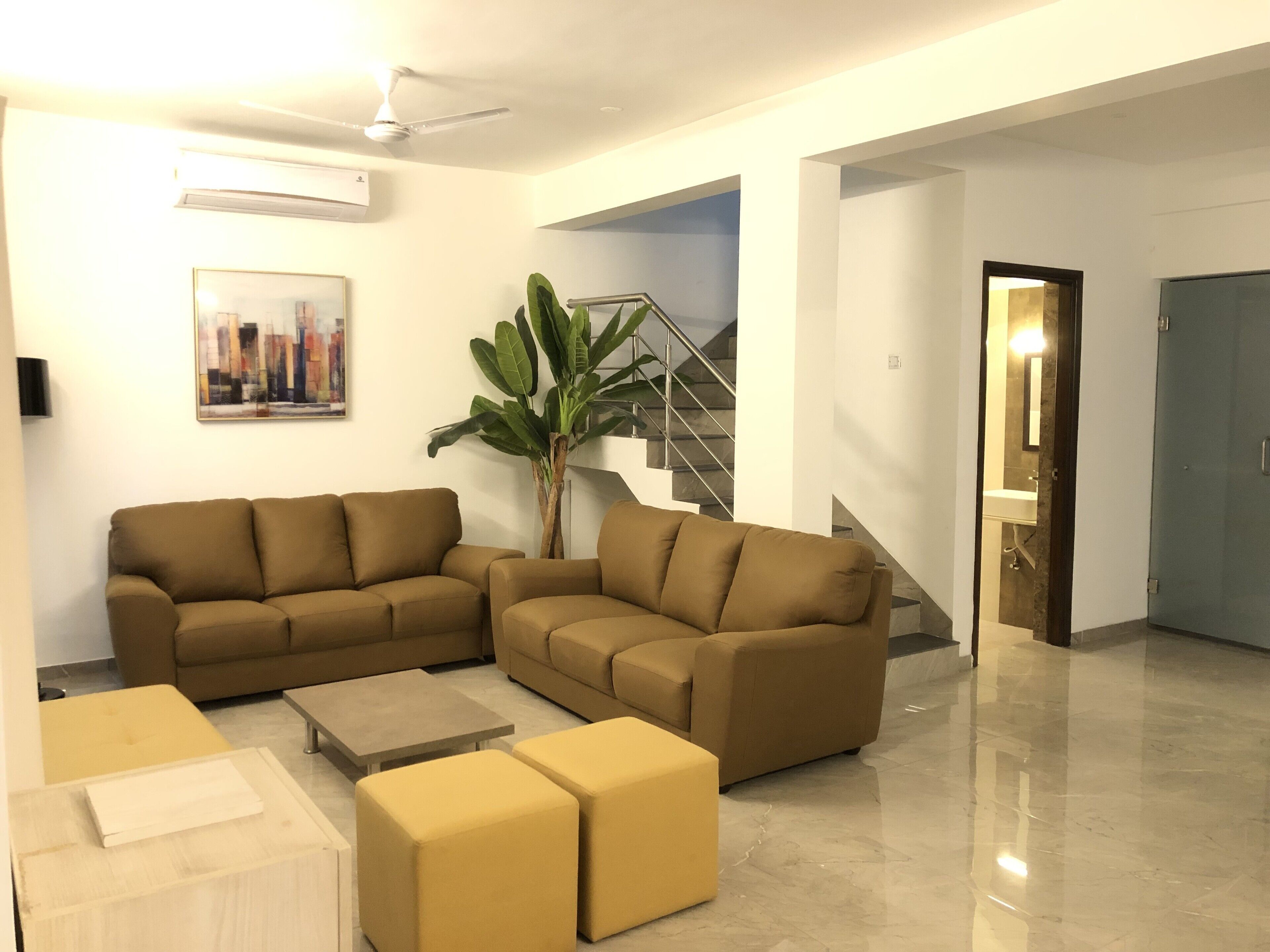 4 BHK Villa with lawn | Living area