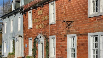 A szálláshely homlokzata