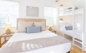 2 bedrooms, iron/ironing board, travel cot, WiFi