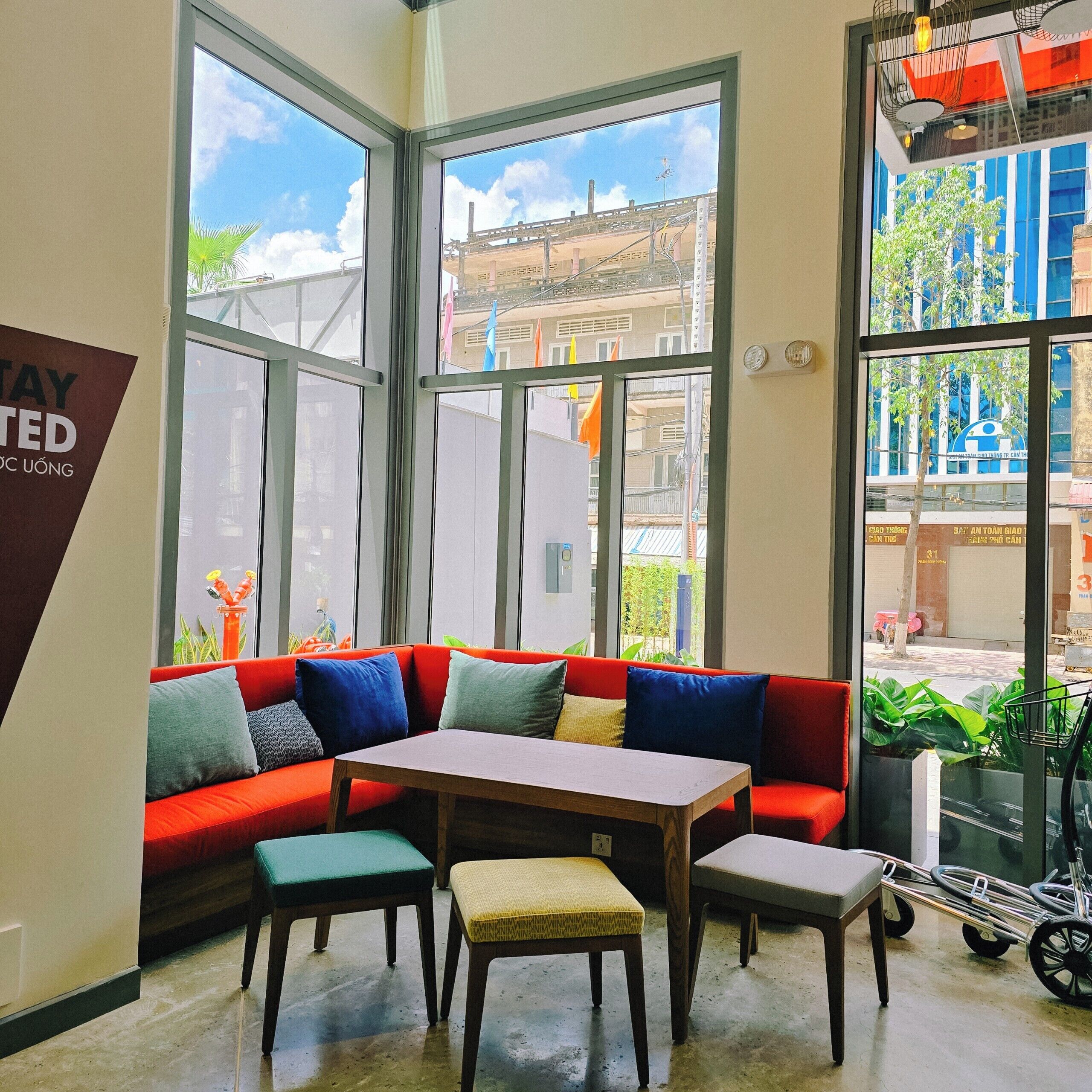 Zona de estar del vestíbulo