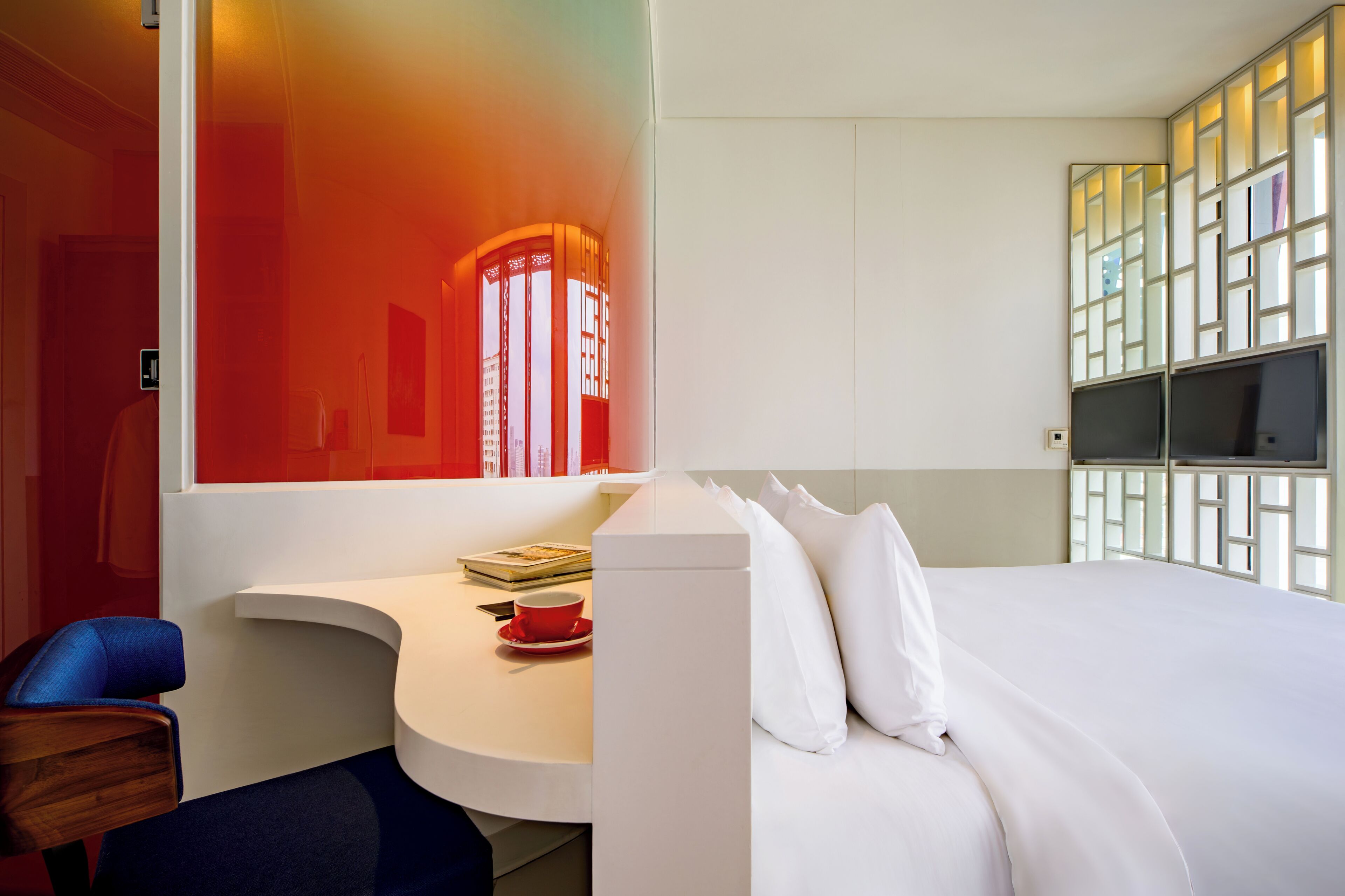 Premium bedding, down duvets, memory-foam beds, minibar