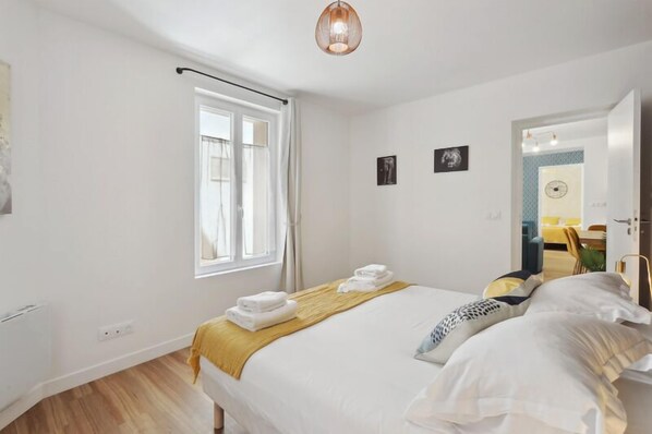 2 chambres, Wi-Fi, literie fournie