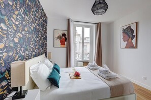 2 chambres, accès Internet, draps fournis