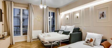 1 sovrum, strykjärn/strykbräda, wi-fi och sängkläder