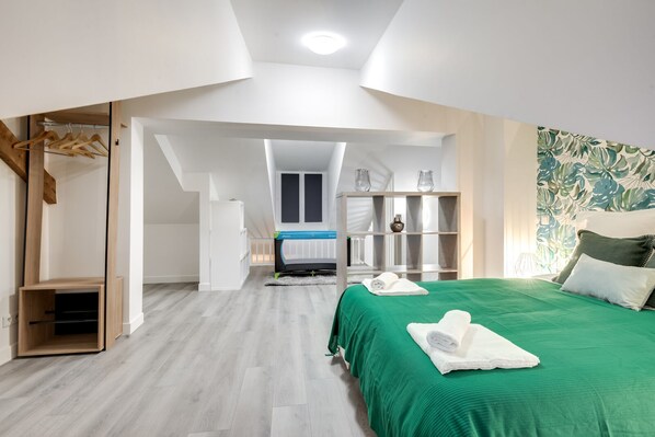 2 chambres, fer et planche à repasser, Wi-Fi, literie fournie