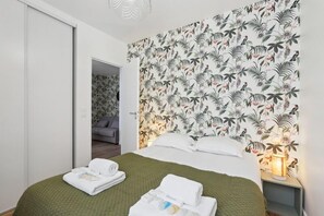 1 室のベッドルーム、インターネット、ベッドシーツ