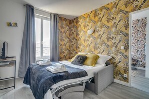 1 chambre, Wi-Fi, draps fournis