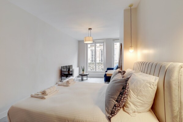 1 Schlafzimmer, Bügeleisen/Bügelbrett, Internetzugang, Bettwäsche