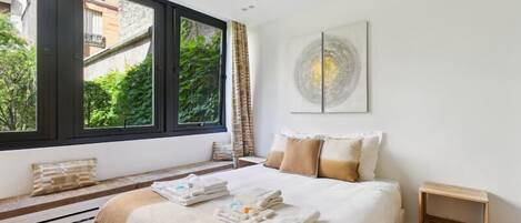 1 Schlafzimmer, Schreibtisch, Internetzugang, Bettwäsche