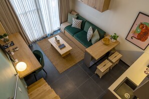 Suite | Oppholdsområde | En 42-tommers TV med digitale kanaler