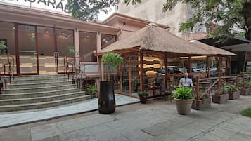 Façana frontal de l'allotjament