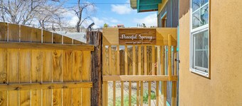 New Mexico Cottage: Hot Springs Fed Tub On-site