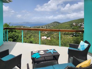 Property grounds -   DreamView On The Hill - 3 bd- 2 bath -Spectacular Island & Water Views --Solar (Cruz Bay)