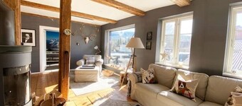 Das Koselige Familienbett Sauna Kamin Berg