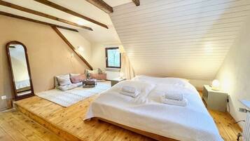 3 Schlafzimmer, Reisekinderbett, kostenloses WLAN, Bettwäsche