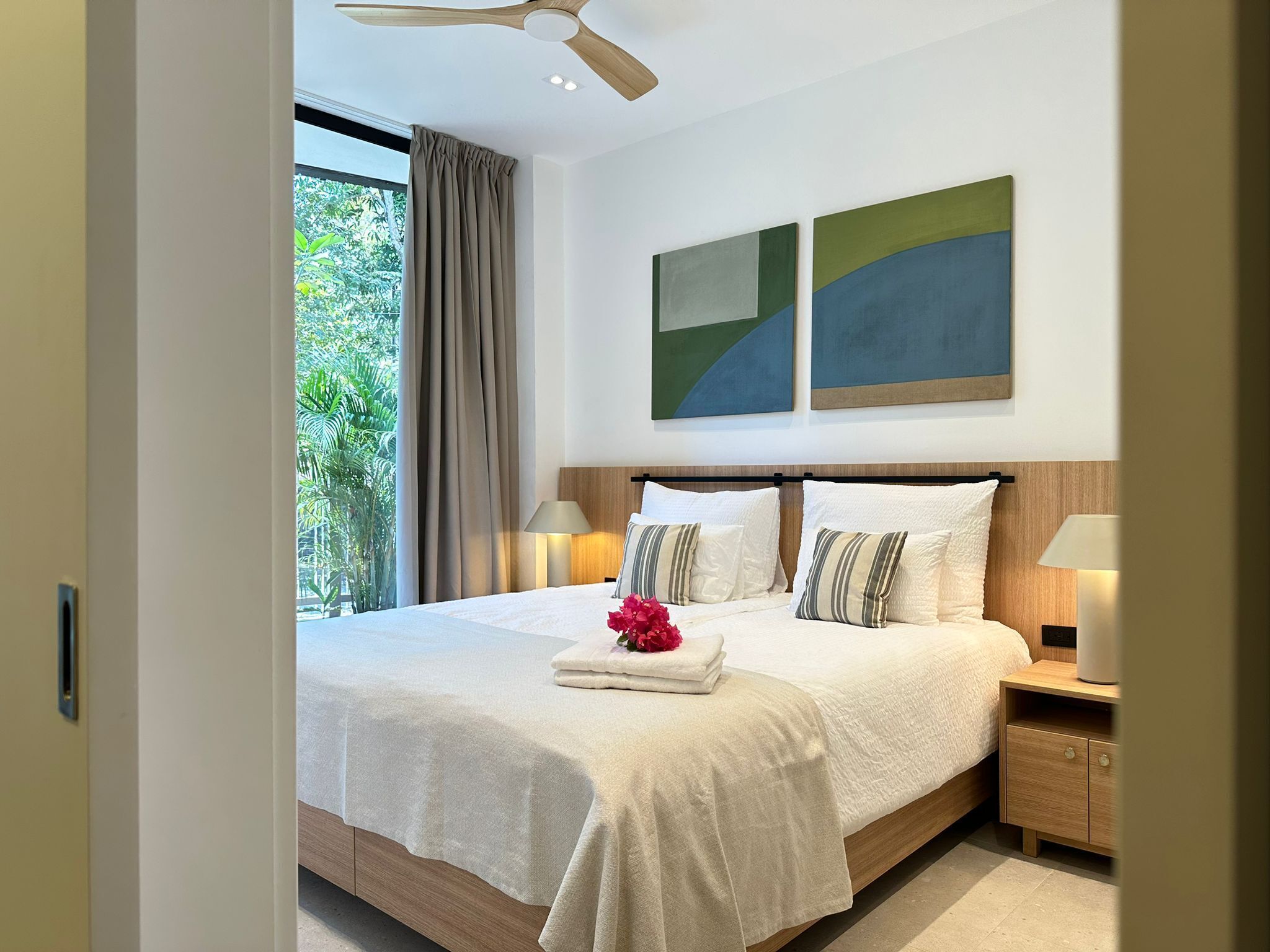 4 habitaciones, wifi y ropa de cama 