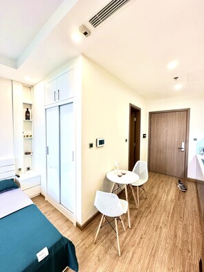 1 soverom, strykejern/-brett, wi-fi og sengetøy