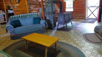 Fireplace, books