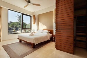 2 Schlafzimmer, Zimmersafe, Schreibtisch, Bügeleisen/Bügelbrett