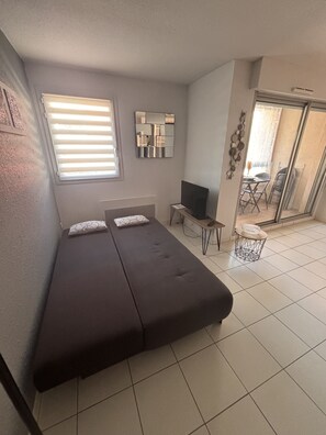 1 bedroom, iron/ironing board, bed sheets - Charmant Appartement Cosy sur Sète Proche des Canaux et de Toutes Commodités (Sète)