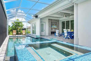 Una piscina climatizada