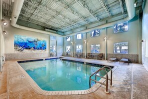 Indoor pool, a heated pool