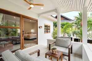 Junior Villa, Pool View | Terrace/patio - Moorea Boutique Resort Samui (Koh Samui)