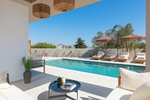 Pool - Golf Beach Villa with private pool (Rhodes)