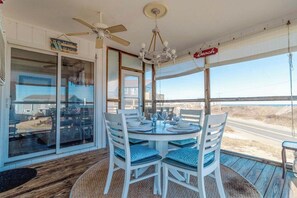 Outdoor dining - Enjoy Ocean & Sunrise Views Just Steps from the Sand (Kitty Hawk)