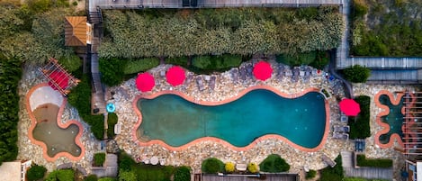 Indoor pool, a heated pool