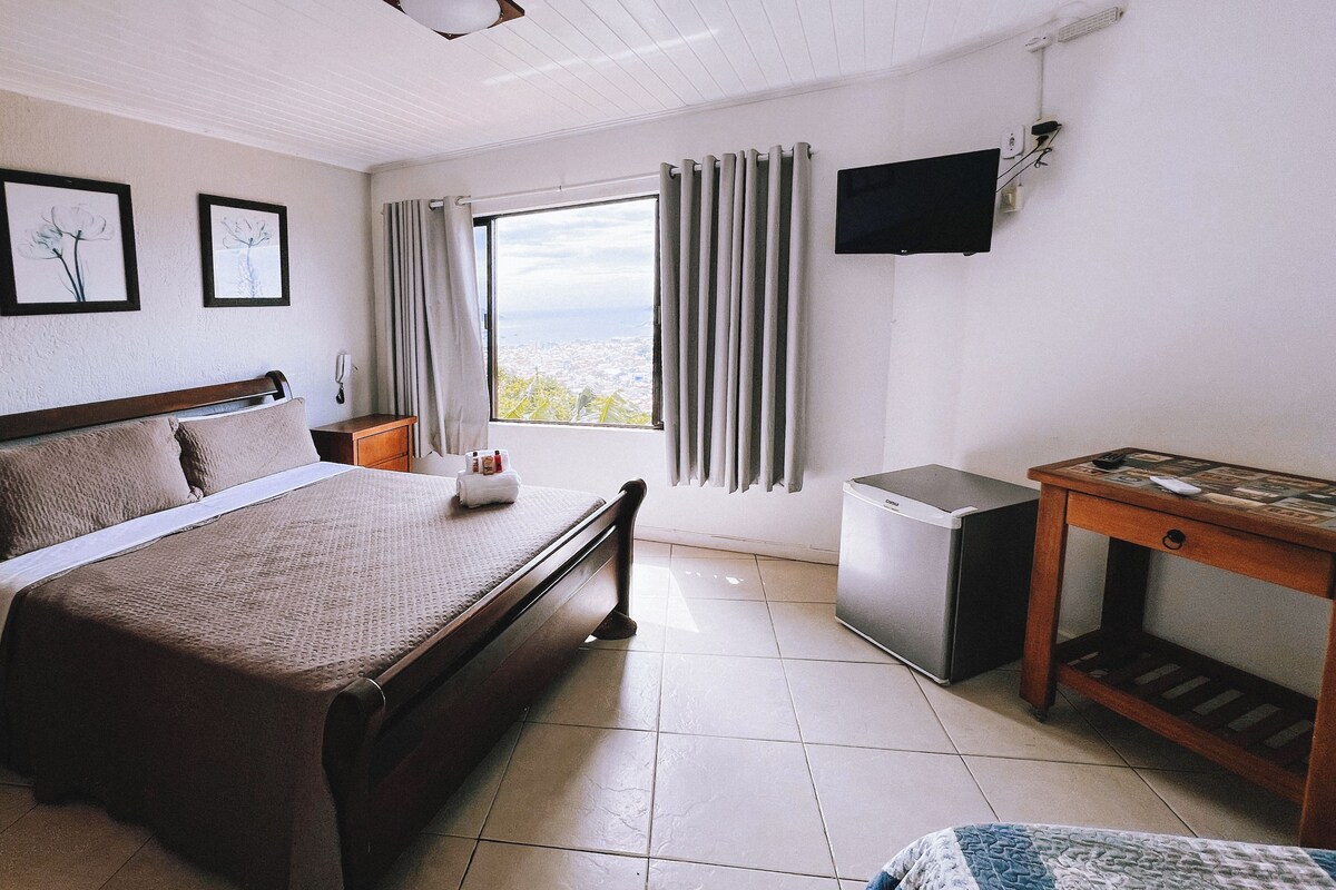 Superior Triple Room, Patio, City View | WiFi (free), bed sheets
